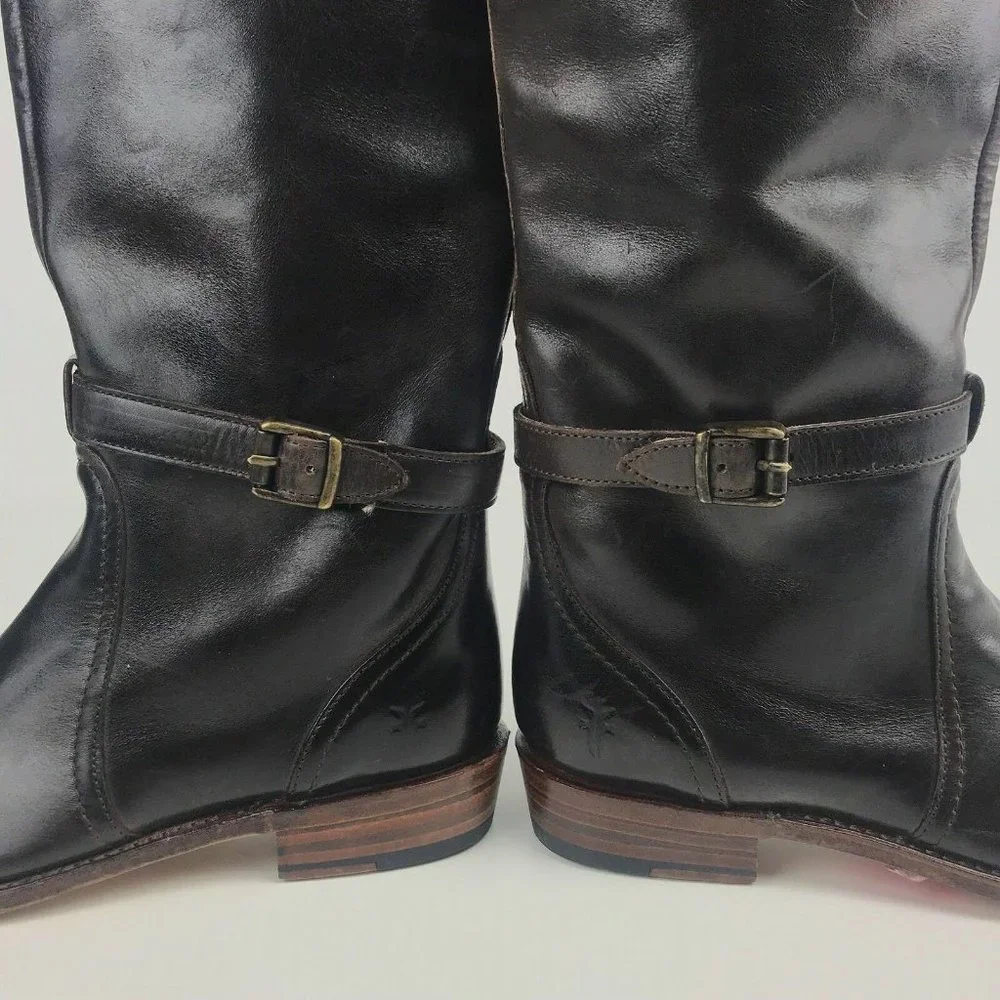 Frye Womens Boots Tall Dorado‎ Riding Leather